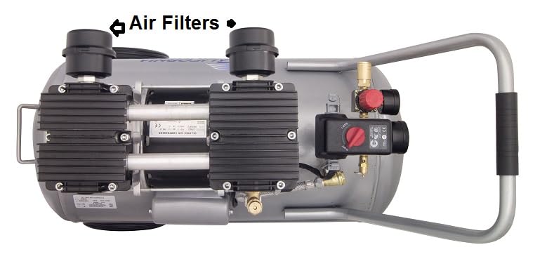 California Air Tools 15020C Ultra Quiet & Oil-Free 2.0 Hp 15.0 gallon Steel Tank Air Compressor California Air Tools