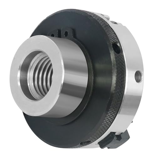 HAowosi 3 inch 3 jaw Wood Lathe Chuck With MT-1 and MT-2 Arbor Shank,Self-Centering Lathe Chucks for Woodturning with 1 x 8TPI Thread,for Woodworking HAowosi