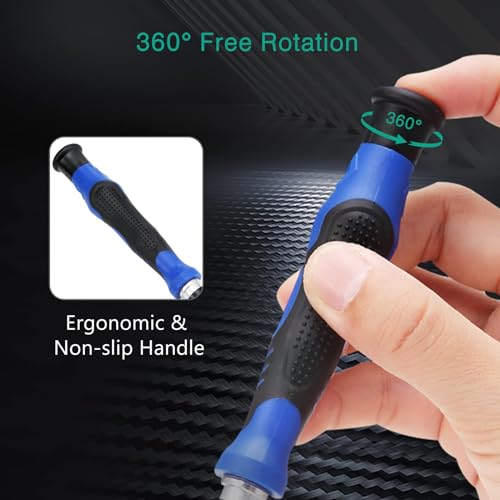 ORIA Precision Screwdriver Kit, 60 in 1 with 56 Bits Screwdriver Set, Magnetic Driver Kit with Flexible Shaft, Extension Rod for Mobile Phone, ORIA