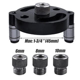 Yakamoz Self Centering Doweling Jig, Self Center Dowel Jig Handheld Drill Guide for Straight Holes Wood Panel Hole Puncher Locator Woodworking Joints YAKAMOZ