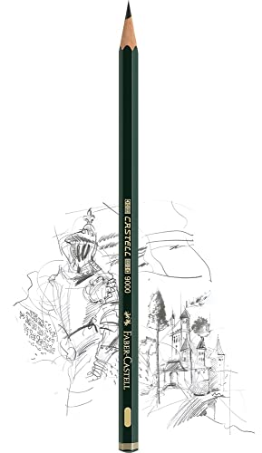Faber-Castell 9000 Graphite Pencils Art Set In Slimflexi Case (8B-2H, 12pcs)