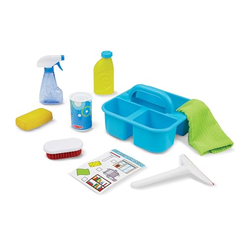 Melissa & Doug Spray, Squirt & Squeegee- Pretend Play Cleaning Set - Toddler Toy Cleaning Set For Ages 3+ - WoodArtSupply