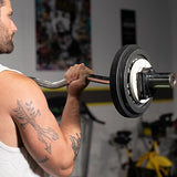 Iron Crush Olympic Barbell Clips - Adjustable & Slim Gym Clamps for Maximum Weight Capacity - Quick Release Barbell Collar Bar Locks for Weight Iron Crush