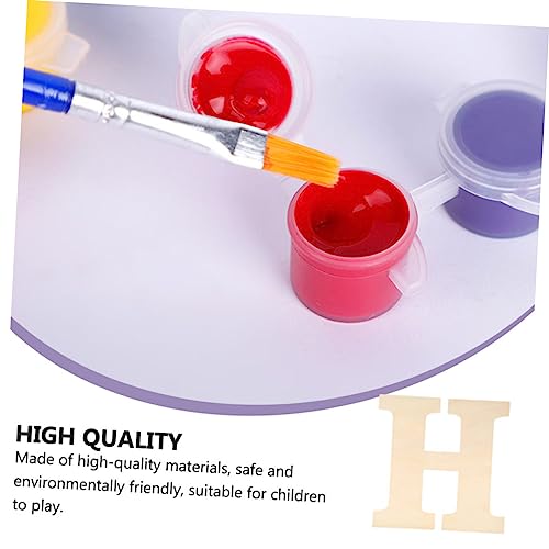 OFFSCH DIY Suit Home Wood Cutout Nativity Craft Home Cut Wood Craft for Kids Wood Home Sign DIY Home Sign Nativity Decor Unfinished Home Signs Wood OFFSCH