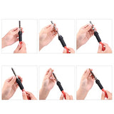 Yoption 28 Pieces Wood Burning Tips, Letter Wood Burning Tool Uppercase Alphabet Branding and Personalization Set for Wood and Other Surfaces by Yoption