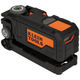 Klein Tools 93PTL Pocket Laser Level, Magnetic Bright Red Plumb Leveling and Alignment Tool, 3 Bubble Vials, 360-Degree Wall Attachment Klein Tools