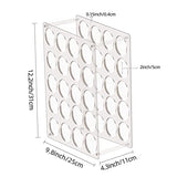 Vinyl Roll Storage 40-Holes Vinyl Storage Rack for Craft Room Vinyl Roll Holder for up to 40 Vinyl Rolls, Acrylic Material (2-Pack) volepet