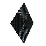 Swisstrax Garage Floor Tiles Ribtrax PRO, 15.75 x 15.75-Inch, Jet Black, 24 Piece Set Swisstrax