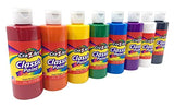 Cra-Z-art Washable Classic Paint Bulk Pack 8ct, Assorted Colors 4oz each bottle, 32oz Cra-Z-Art