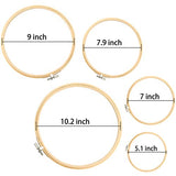 Similane Embroidery Kit 215 Pcs,100 Colors Threads,5 Pcs Embroidery Hoops,3 Pcs Aida Cloth,40 Sewing Pins,Cross Stitch Tools and Embroidery Starter Similane