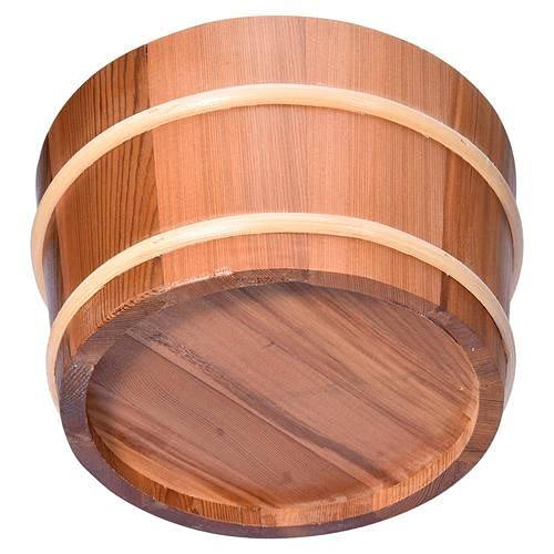 Astarama Sauna Bucket and Ladle, Handmade Cedar Wooden Hot Tub Barrel Sauna Natural Sauna Spa Accessory Bath Accessories Supplies Astarama