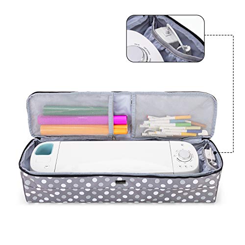 LUXJA Double-Layer Carrying Case Compatible with Cricut Die-Cut Machine