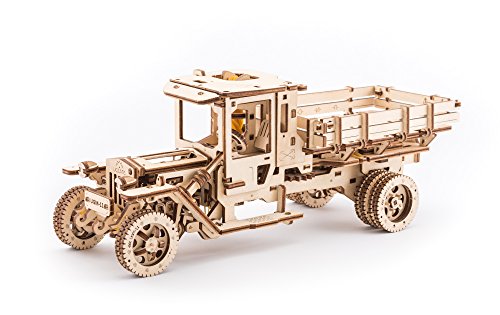UGEARS 3D Self Propelled Wooden Model UGM 11 Truck