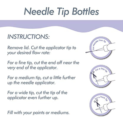Needle Tip Applicator Bottles