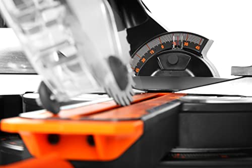 WEN MM1015 15-Amp 10-Inch Dual Bevel Sliding Compound Miter Saw with LED Cutline Multi-color WEN