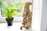 UGears Mechanical Models 3-D Wooden Puzzle - Mechanical Hurdy-Gurdy Musical Instrument UGEARS