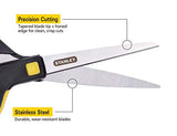 Stanley 8 Inch All-Purpose Ergonomic Scissor (SCI8EST-YLW), Yellow/Black STANLEY