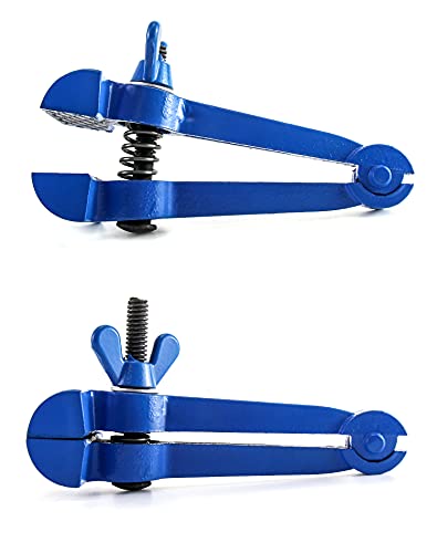 QWORK Hand Vise Hand Held Vice Clamps Pliers Household Mini Vice Cutting Sanding Drilling DIY Tools QWORK