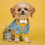 30pcs Mini Dog Bone Wood DIY Crafts Cutouts 2" Wooden Little Dog Bone Shaped Hanging Ornaments with Jute Twine for DIY Projects Pets Party Creaides