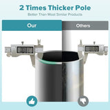 SAILARY Outdoor Heavy Duty Carport 10 X 20 Ft Heavy Duty Carport Car Canopy Portable Garage Tent Boat Shelter with Three Reinforced Steel Cables - SAILARY