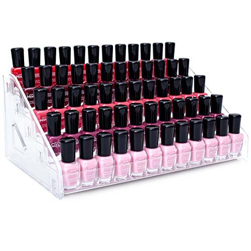 ALUYUYO Nail Polish Organizer Sunglass Organizer - 5 Layers Nail Polish Holder Sunglass Holder - Acrylic Nail Polish Stand Sunglass Display Stand - ALUYUYO