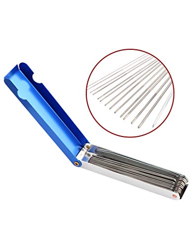 Holmer Guitar Nut Slotting File Saw Rods Slot Filing Set Needle File Set Luthier Replacement Tools Tip Cleaner Files. - WoodArtSupply