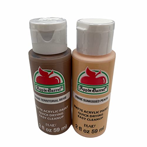 Dark Flesh Tone Acrylic Paint Set