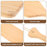 15 Inch Unfinished Wood Paddle Made of Solid Pine Wood Paddle for Christmas, Arts, Crafts, Sorority, Fraternity and Home Decoration (2 Pieces) Outus