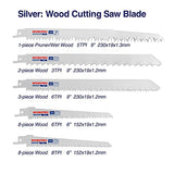 WORKPRO 32-Piece Reciprocating Saw Blade Set - Metal/Woodcutting Saw Blades, Pruner Saw Blades with Organizer Pouch WORKPRO