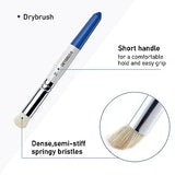 Falling in Art 5 Pcs Professional Drybrush Set, Detail Dry Brush, Miniature Paint Brushes for Model Rendering, Suitable for Beginners and Artists Falling in Art