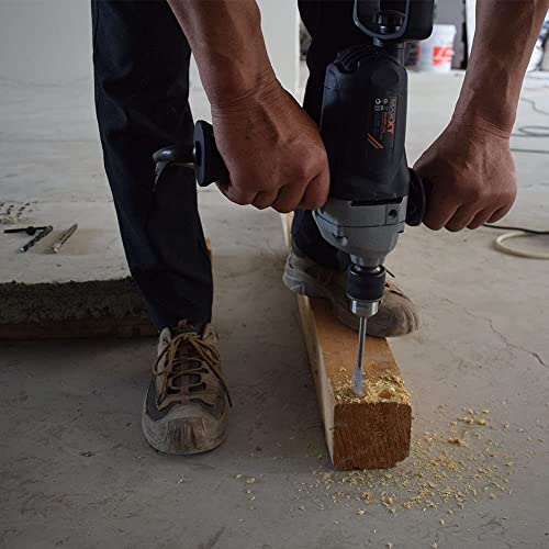 MAXXT Drill Mixer Set with Spade Handle 1/2 inch Electric Corded Mixing Drill Machine 9A Motor Concrete Mud Mixer MAXXT