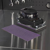 EMAX Air Jitterbug Random Orbital Sander - 3-1/2" x 6-3/4" Pneumatic Orbital Sanding Tool with Thick Rubber Pad & 7,000 Max RPM - EATJS80S1P EMAX