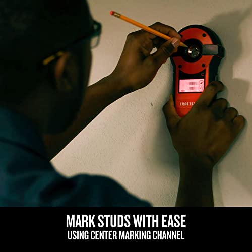 CRAFTSMAN Laser Level and Stud Sensor, 20-Foot Visbility Range (CMHT77636) , Red Craftsman