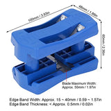 Edge Banding Trimmer Machine Kit, Edge Band Cutter Manual Trimming Woodworking Tool for Bend Melamine Board, Veneer, Plastic, PVC Hilitand
