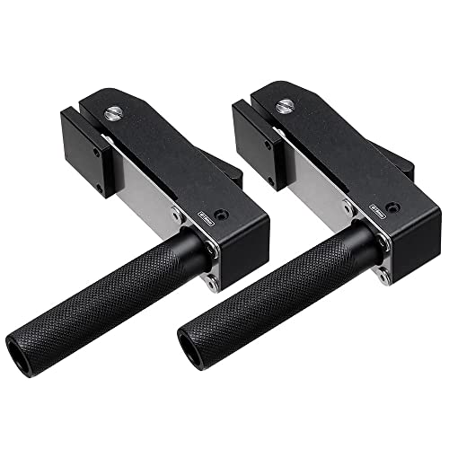 2 Pack MFT Style Hold Down Clamp Bench Dog Clamp 3/4 Inch Dog Hole Clamp Woodworking Benchtop Quick Clamps Aluminum Alloy (19mm) - WoodArtSupply