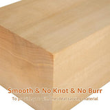 Acrux7 10 x 4 x 3 Inch Basswood Carving Blocks, Bass Wood for Wood Carving, Unfinished Carving Wood Blocks Acrux7