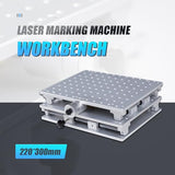 2-Axis Workbench 2D Axis Work Table US Stock XY Table 2-Axis Moving Table Workbench with Polished Lifting Platform for Laser Engraver Machine SFX