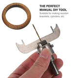 EXCEART 1 Set Bracelet Drill Bit Set Wooden Bracelet Maker Milling Cutter Set High Steel Wood Bracelet Ring Bangle Blades Woodworking Tool Kit for EXCEART