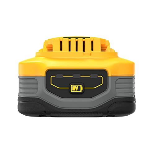 DEWALT 20V MAX Battery, POWERSTACK, More Power + More Compact, Rechargeable 5Ah Lithium Ion Battery (DCBP520) DEWALT