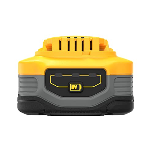 DEWALT 20V MAX Battery, POWERSTACK, More Power + More Compact, Rechargeable 5Ah Lithium Ion Battery (DCBP520) - WoodArtSupply