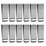 Yarlung 12 Pack Stainless Steel Money Clip, Slim Cash Wallet, Credit Card Holder, Front Pocket Minimalist Wallet yarlung