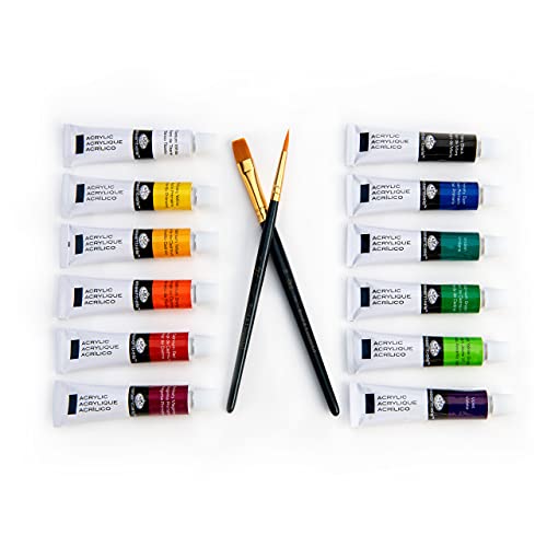 Royal & Langnickel Paint 12PK 12/PKG, 0.4 Fl Oz (Pack of 12), Acrylic Set Royal & Langnickel