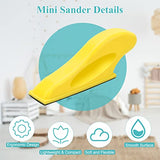80+1P Mini Detail Sander Kit, AngleKai Micro Sander Set Detail Mini Sander for Small Projects, 8 Micro Detail Sander Paper Anglekai