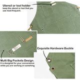 carrotez Adjustable Over sized Plus Size Canvas Apron with Pockets Men and Women Aprons carrotez
