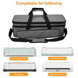 Carrying Case for Cricut Explore Air 1 2 3, Luxiv Double-Layer Bag Compatible with Cricut Maker 1 2 3, Carrying Bag Case for Cricut Explore Air/Air Luxiv