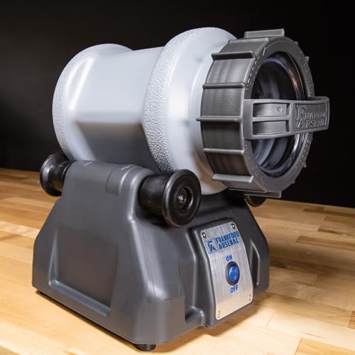 Frankford Arsenal Platinum Series Rotary Tumbler Lite with Clear Viewing Window and Leakproof Seal for Cleaning and Polishing During Reloading Frankford Arsenal