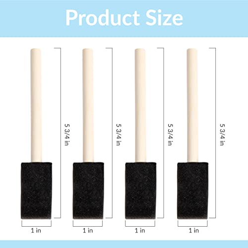 Royal & Langnickel - Crafter's Choice 4 Count 1" Foam Brushes | RFOMW-4PACK Royal Brush