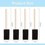 Royal & Langnickel - Crafter's Choice 4 Count 1" Foam Brushes | RFOMW-4PACK Royal Brush