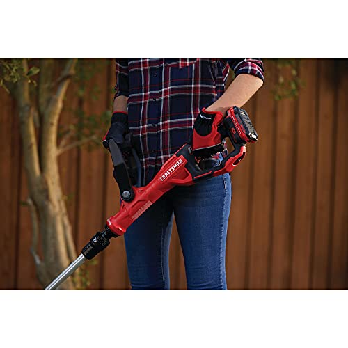 CRAFTSMAN V20 WEEDWACKER Cordless String Trimmer Edger with Automatic Feed, 13 inch, Bare Tool Only (CMCST900B) Craftsman