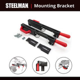 Steelman Power Tool and Accessory Mounting Bracket Set - attach additional Miter, Band, and Scroll Saws, Bench Grinders, Routers and other power Steelman